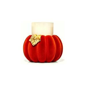 B&BW Velvet Fall Pumpkin Candle Holder
